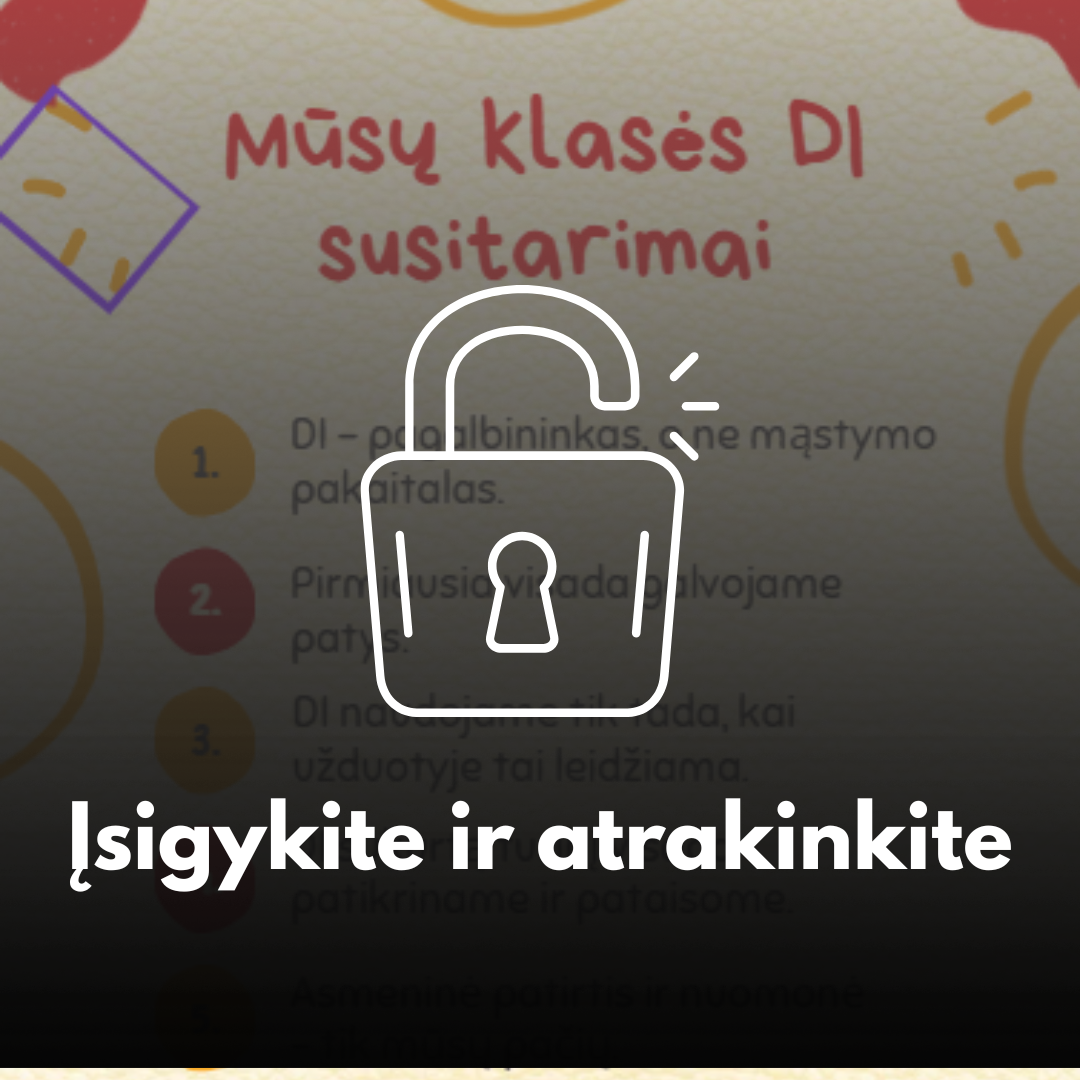 DI naudojimo klasėje susitarimų plakatas (PDF)