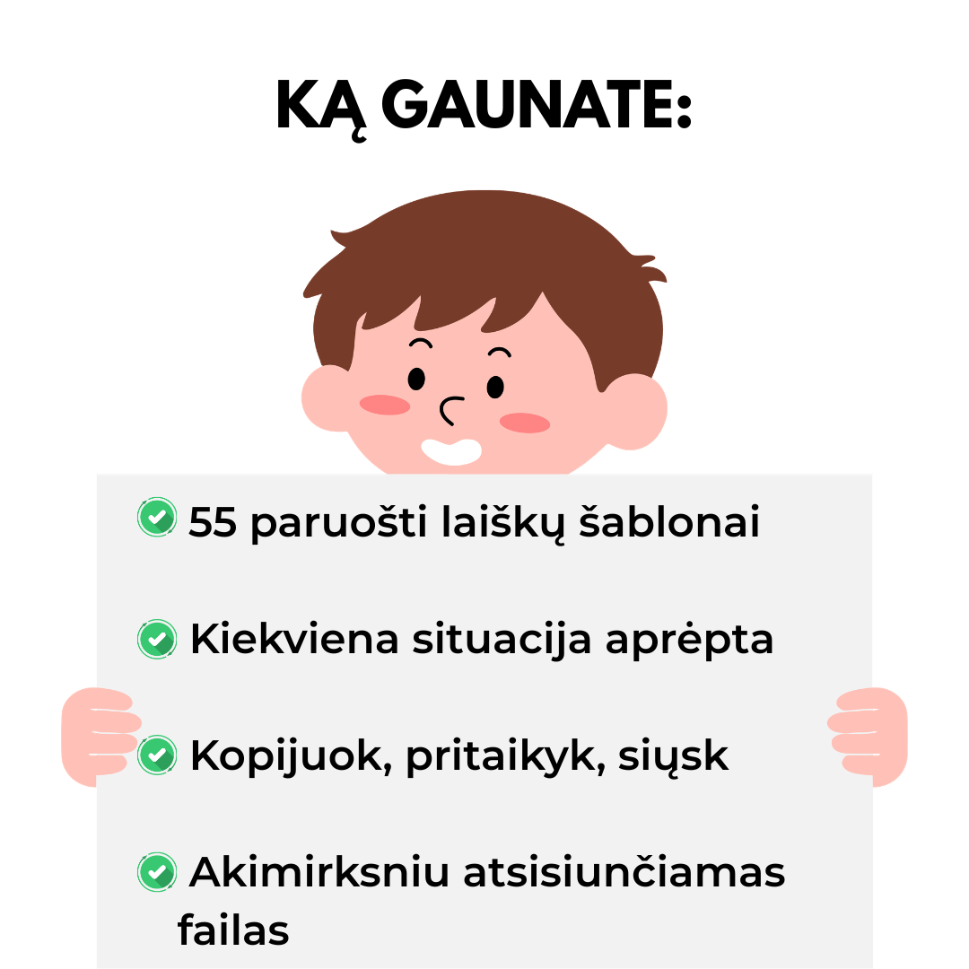Komunikacija su tėvais be streso: 55 šablonai (PDF)