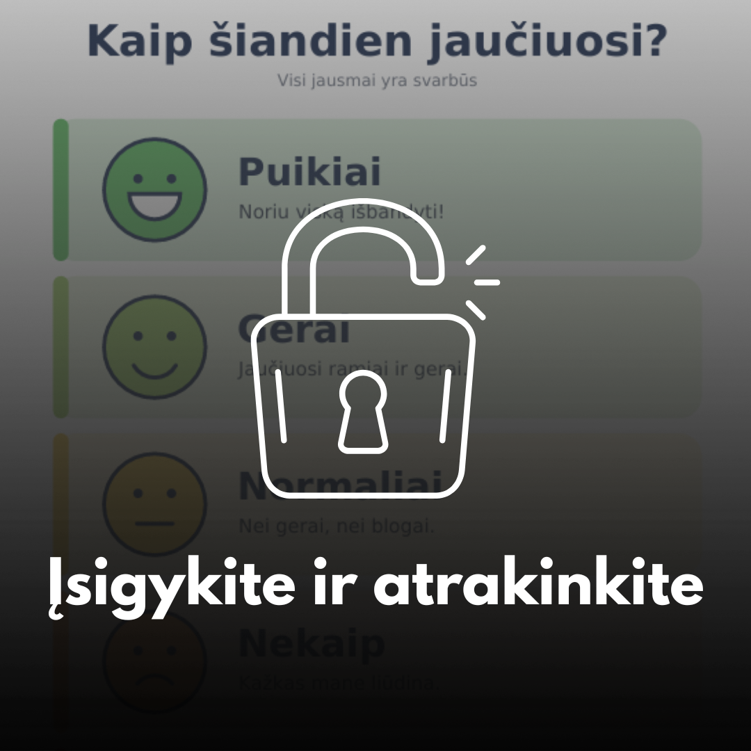 Savijautos plakatas „Kaip šiandien jaučiuosi?“ (PDF)