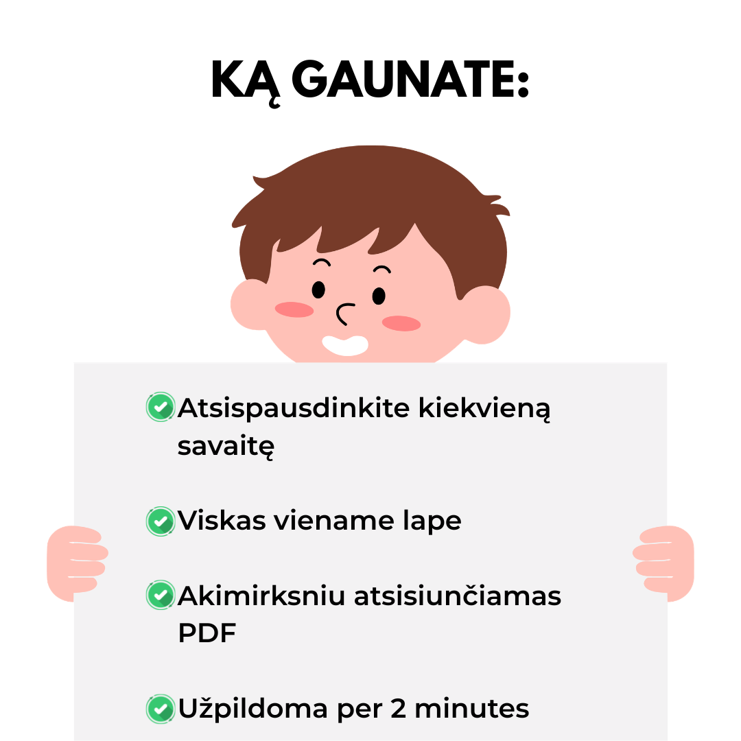 Mokytojo savaitės planuoklis (PDF)